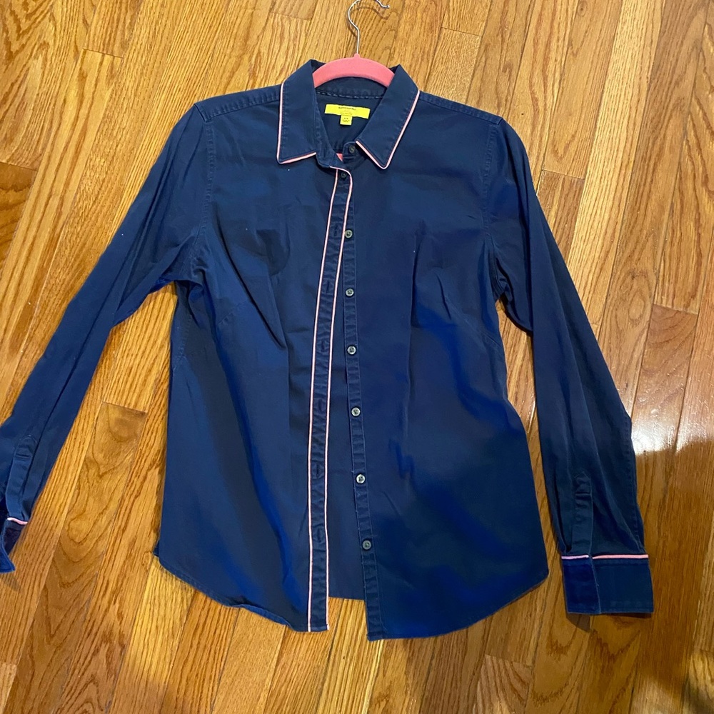 Banana Republic Lilly Collection size 14. Tailored feel. Blue & pink.